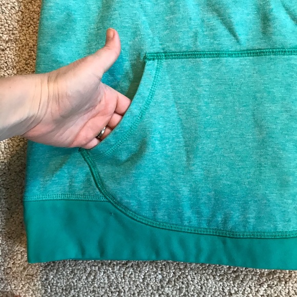 Champion Duo Dry Green Two Tone Hoodie, EUC, M - Picture 4 of 14